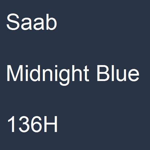 Saab, Midnight Blue, 136H.